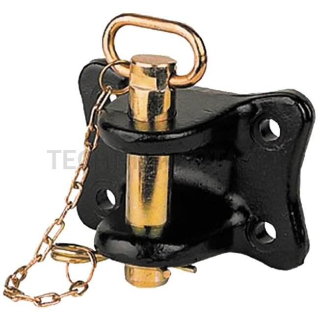 Walterscheid Rangierkupplung - 770KU601NB35, 8004720 | Lochbild: 120 x 55 mm | Bohrung-Ø: 15 mm | Kuppelbolzen: 35 mm | Farbe: Schwarz | Anhängelast: 25000 kg | Beschreibung: Abschleppkupplungen dienen nur zum Abschleppen betriebsunfähiger Kraftfahrzeuge und in Ausnah