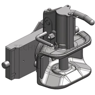 Scharmüller Trekhaak rail 310 mm, koppelingspen 31 mm, zwart