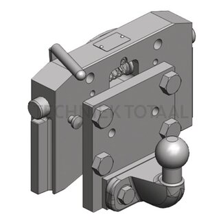 Scharmüller Trekhaak kogel 50, railbreedte 320 mm, geleidebreedte 20 mm, 250 kg