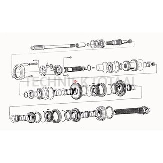 GRANIT Spur gear complete Change gearbox