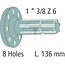 GRANIT Aftakas-eindstuk - 70802626, 133000270156, 04417388/10, 04417388