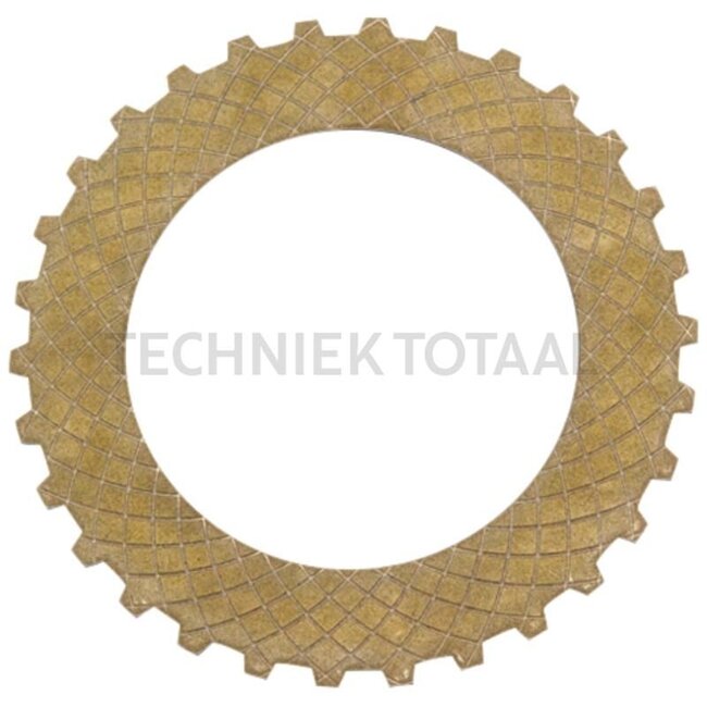 GRANIT External plate, AV35 For power shift, max. 12x installed - 70804020, 1-31-722-105 | Version: Thickness: 2.2 mm, Inner: 77.3 mm, Outer: 118.3 mm, 30 teeth