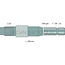 GRANIT Zapfwellenendstück 299 mm, 1 3/8 Zoll 6 Keilnuten, 540 U/min