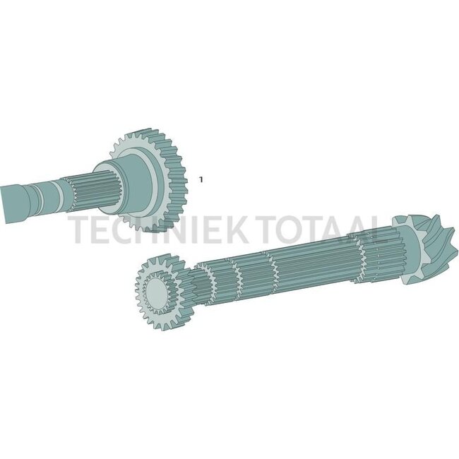 GRANIT Gear wheel constant overdrive 35 teeth Fendt