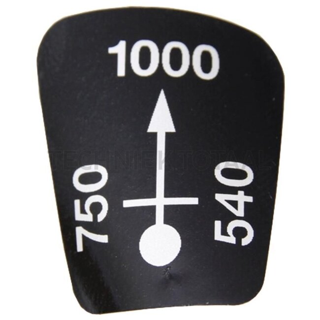 GRANIT Engagement pattern for PTO shaft speed 540-750-1000 - 70806305, 246100901011