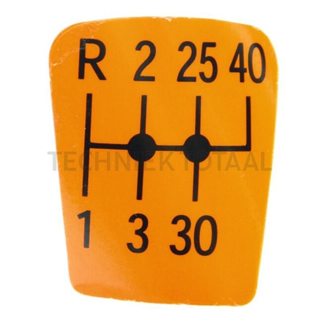 GRANIT Gearshift pattern - 70806375, 222103090090