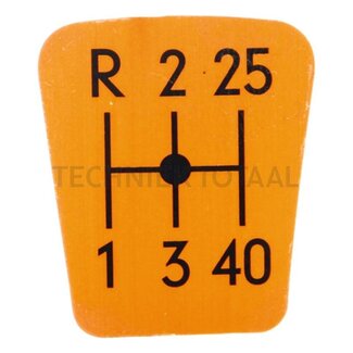 Gearshift pattern Fendt Farmer 102-312, GT 345-395, Favorit 600-615