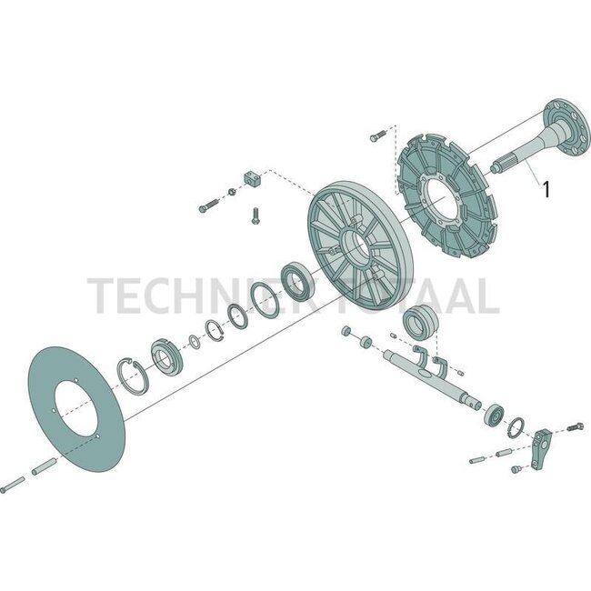 GRANIT Flanschwelle für Kupplung - 70806449, 117108100080