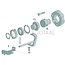 GRANIT Shift collar For front PTO shaft engagement - 70806453, 192112200030, 178100200050