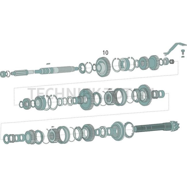 GRANIT Pignon droit - 70806454, 198100080080