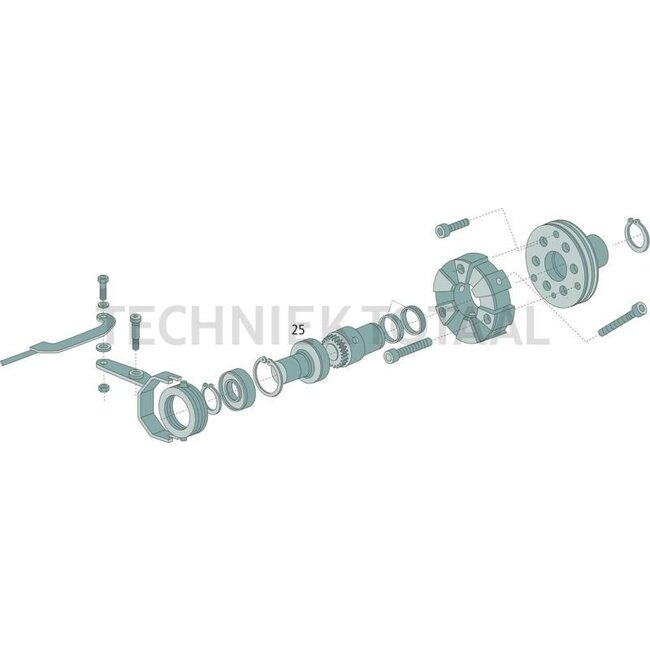 GRANIT Shift collar For front PTO shaft engagement - 70806457, 199110200010