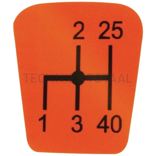 GRANIT Gear shift pattern For gears - 70806527, 210103090400, 205105090020, 199111090010