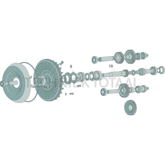 GRANIT Afdekplaat voor turbokoppeling - 70806588, F238108161060, F238104160030