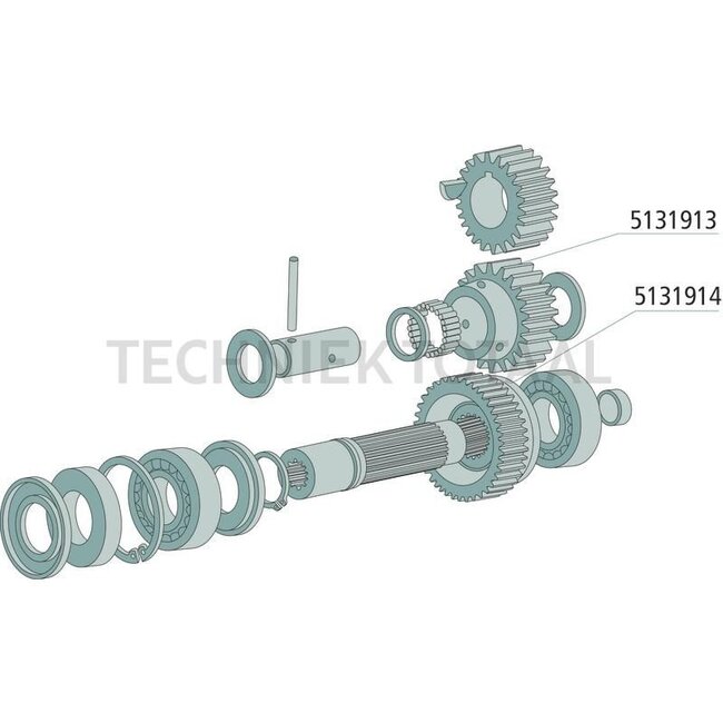 GRANIT Gear wheel four-wheel drive 30 teeth Fiat 90-90, 100-90, 110-90