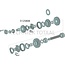 GRANIT Gear wheel driven as 4e gear 34 teeth Fiat 115-90 - 180-90