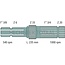 GRANIT Aftakas-eindstuk 235 mm, 1 3/8 inch 6 splines, 1 3/4 inch 20 splines