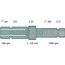GRANIT PTO shaft end piece 235 mm, 1 3/8 inch 21 splines, 1 3/4 inch 6 splines