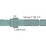 GRANIT PTO shaft end piece 540 rpm., 1 3/8 inch 21 splines John Deere