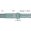 As Zapfwelle 300 mm, 1 3/8 Zoll 6 Keilnut, 540/540E/1000 U/min.