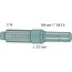 GRANIT PTO shaft end piece 272 mm, 540 rpm. John Deere