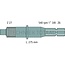 GRANIT PTO shaft end piece 275 mm, 1 3/8" 6 spline, 540 rpm. John Deere