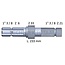 GRANIT PTO shaft end piece - 70812660, L173282, L110178, L156976, L151598, R93500, R125087 | Version: Length 233 mm, 1 3/8", 6 grooves, 1 3/8", 21 grooves, Can be switched between 540/540E/1000 rpm | Reference no.: L173282, L110178, L156976, L151598, R93500, R12