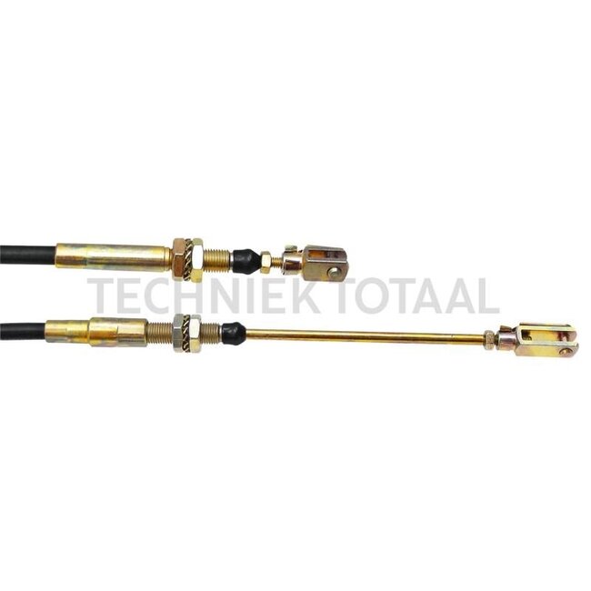 GRANIT Gearshift cable for PTO engagement - 70815008, 3715483M1 | Cable length: 2520 mm | Sleeve length: 2310 mm | Thread: M6