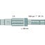 GRANIT Aftakas-eindstuk 1 3/8" 6 spline, 1000 omw./min Ford, Fiat