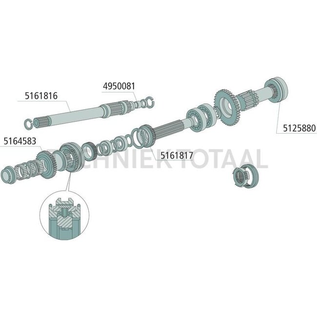 GRANIT Bush for transmission 25 x 28 x 18 mm Fiat, New Holland