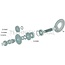 GRANIT Control gear For gearbox - 70817041, 5125007 | Number of teeth: 50