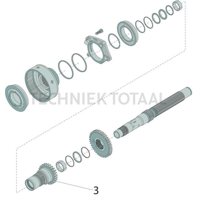 GRANIT As transmission, drive shaft New Holland