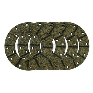 GRANIT Bremsbelagsatz Ø 178 mm, mit Nieten, Stärke 5 mm, 4 Stück