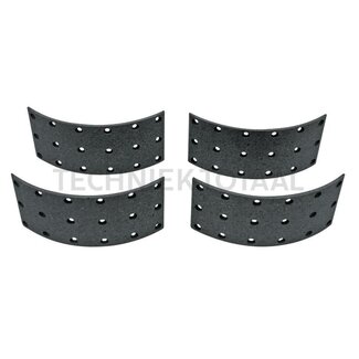 GRANIT Brake lining set foot brake David Brown - 4 pieces