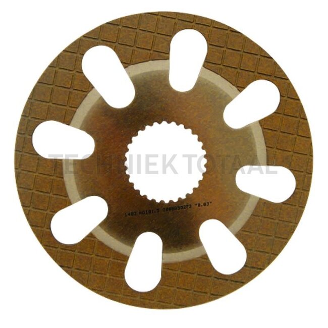 GRANIT Remschijf Ø 222 mm, 28 tands, dikte: 4,5 mm, uitvoering Knott - 71704038, 4417527