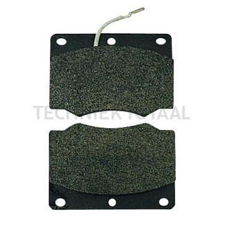 GRANIT Bremsbelagsatz für Kardanwelle, 98 x 15 x 68 mm, für Bremsscheibe 24 mm, 2 Stück
