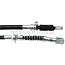 GRANIT Hand brake cable right mechanical 1380 mm, thread 16 mm Fendt