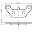GRANIT Remblokkenset 2 verschillende diktes, 172,7 x 80,3 x 16 mm, 172,7 x 80,3 x 21 mm - 71711001, 478/20039, 476/21218