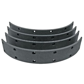 GRANIT Brake lining set 50 x 6 x 342 mm, With rivets 4x10 mm, 4 pcs