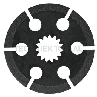 GRANIT Remschijf Fiat G 190 - G 240, Ford 8770-8970