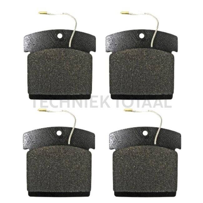 GRANIT Brake pad set 30 km/h, <br> 87.7 x 17 x 86 mm, 4 pcs - 71718001, 6005005031, 7701202160, 7701201653
