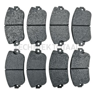 GRANIT Bremsbelagsatz Stärke 17 mm, 109 x 51 mm, 8 Stück