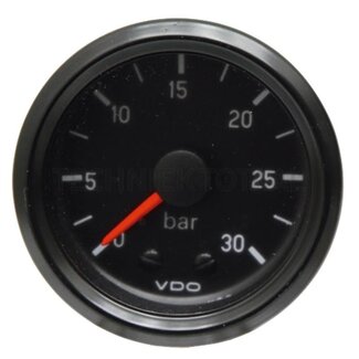 GRANIT Manometer 0 - 30 bar, Ø 52 mm, M12 x 1,5, 12 V, 2 W Fendt