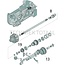 GRANIT Gear wheel PTO shaft drive 21 teeth Massey Ferguson 3050-3125