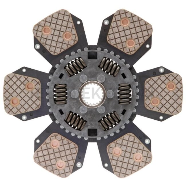 LUK Mitnehmerscheibe 330TDCA sinter, 6 Beläge, torsionsgedämpft - 458333000113, 102508303 | Abmessungen: 36 x 40, 20 Nuten mm | Materialangabe: Sinter – Kupplungsbelag