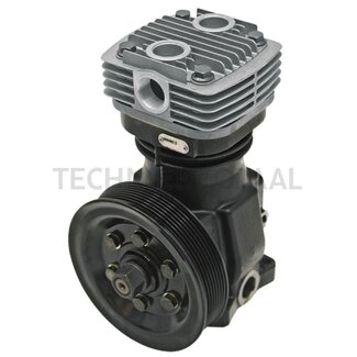 Wabco Compressor 18 bar, 159 cm³, Ø 75 mm, stroke 36 mm, V-pulley 22,5 mm