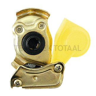 Wabco Luchtdrukkoppeling geel remleiding M22 x 1,5, 10 bar
