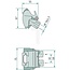 Wabco Quick coupling for trailers - 8284528040120, 4528040120, G931882122020 | Connection: 2x female thread M16 x 1.5 | Vehicle/application: Drawbar trailer | Version: Without valve | Additional information: With general operating permit