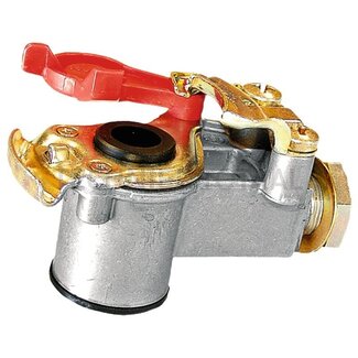 Wabco Luchtdrukkoppeling rood voorraadleiding met filter M16 x 1,5, oplegger
