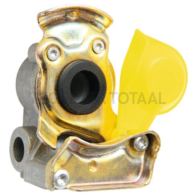 Wabco Connector head - 8289522010160, 9522010160 | Vehicle/application: Drawbar trailer | Connection: M16 x 1.5 | Version: Brake, yellow