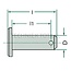 GRANIT Bolzen Handbremse Ø 10 x 30 mm Fendt Farmer 250V-412 - 10 Stück